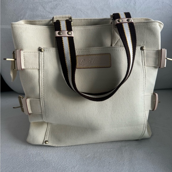 LV Globe Shoppers Cabas Canvas tote bag - Picture 7 of 8